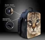 Freewander Personalized Casual Backpack Canvas Animal Printing School Book Bag