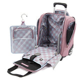 Travelpro Maxlite 5 | 4-PC Set | Soft Tote, Underseater & Int'l Carry-On Rollaboard with Travel Pillow (Dusty Rose)