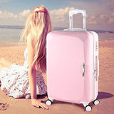 Fashion Wheels Suitcases And Travel Bags Valise Cabine Valiz Koffer Suitcase Maletas Carry On Rolling Luggage,Red,22