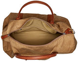 Buxton Men'S Expedition Ii Huntington Gear Canvas Convertible Duffel, Tan