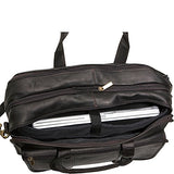 David King & Co. Expandable Laptop Briefcase, Black, One Size