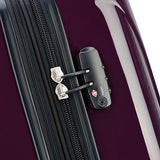 Delsey Luggage Helium Aero 29 Inch Expandable Spinner Trolley, Plum