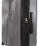 Samsonite Frontier Spinner Unisex Medium Black Polycarbonate Luggage Bag Q12009002