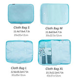 Belsmi 9 Set Packing Cubes With Shoe Bag - Compression Travel Luggage Organizer (9pcs Grey)