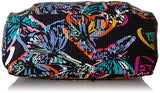 Vera Bradley Iconic Deluxe Weekender Travel Bag, Signature Cotton, Butterfly Flutter