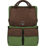 Lencca Novo Canvas And Vegan Leather Backpack Crossover For Up To 15.6 " Laptops (Lennovogrn)