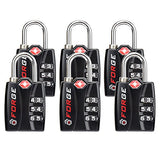Forge Tsa Lock 6 Pack - Open Alert Indicator, Easy Read Dials, Alloy Body