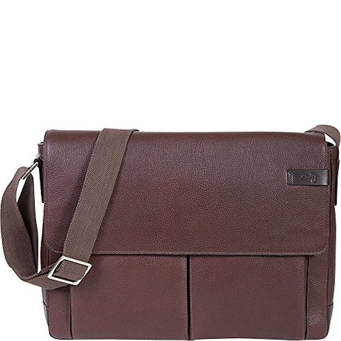 Scully Sierra Leather Front Flap Closure Workbag (Brown)