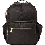 Aimee Kestenberg Women's Python Print 15" Fashion Backpack Black One Size