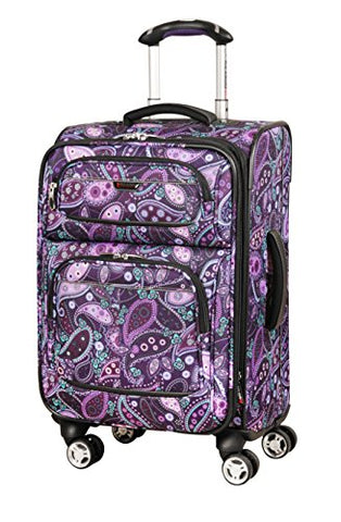 Ricardo Beverly Hills Mar Vista 20-Inch 4 Wheel Expandable Wheelaboard, Purple Paisley, One Size