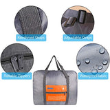 HDWISS Foldable Travel Duffle Bag Tote Carry on Luggage for Spirit Airlines - Orange