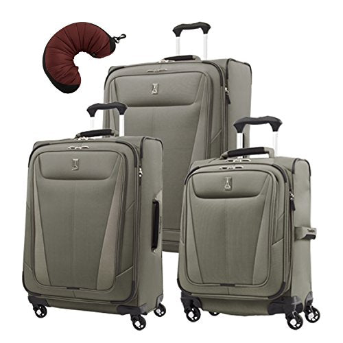 Travelpro Maxlite 5 | 4-Pc Set | Int'L Carry-On, 25" & 29" Exp. Spinners With Travel Pillow