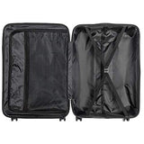 SSLine Hard Spinner Luggage 3 Piece Luggage Set 20/24/28 Inch Suitcases Trolley Case with wheels Black