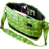 Wildkin Big Dots Kickstart Messenger Bag, Green