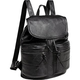 Vicenzo Leather Millie Backpack (Black)