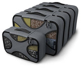 Shacke Pak - 5 Set Packing Cubes - Medium/Small – Luggage Packing Travel Organizers (Dark Grey)