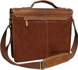 Classical Leather Organizer Breifcase(#2750-02) (Brown)