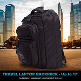 Laptop Backpack for Men - Computer Bag for Traveling, Business, Work, Commuter