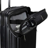 Cloe Carry-On 20 inch Business Hardcase Luggage in Black Color