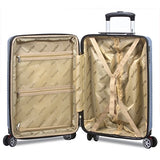 Dejuno Ashford 3-Pc Hardside Spinner Tsa Combination Lock Luggage Set-Teal, Teal Blue