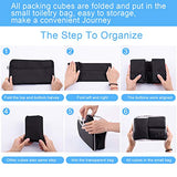 Packing Cubes for Travel Accessories Compression Luggage Organizer with TSA Approved Toiletry Bag (5-Pack)