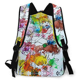 Sai-Lor Mo-On Backpack Travel College School Daypack Bookbag Casual Sports Backpack Laptop Backpack For Women Men