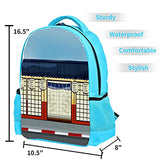 LORVIES A Japanese Traditional Restaurant Backpack Kids School Book Bags for Elementary Primary Schooler for Boys