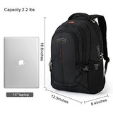 Crossgear Laptop Backpack With Combination Lock- Fits Most 15.6 Inch Laptops And Tablets Cr-9001Bk