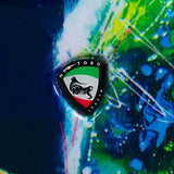 Mia Toro Italy Prado-Exotic Life Hardside Spinner Luggage 3 Piece Set, Pel, Pearl