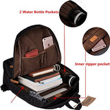 Gysan Unisex Classic Lightweight Water Resistant Rucksack Travel Backpack College Book Bags Fit