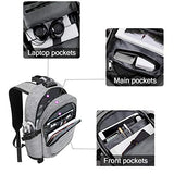 Travel Laptop Backpack,AMBOR Anti-Theft Business Laptop Backpack with USB Charging Port & Headphone