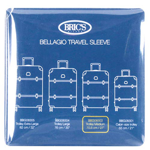 Bric's USA Luggage Model: COVER_BELLAGIO |Size: transparent cover BBG 27" recessed spinner | Color: