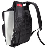 Ful Refugee Laptop Backpack, Holds a 15-Inch Laptop, MP3 Pocket with Headphone Audio Port, Black