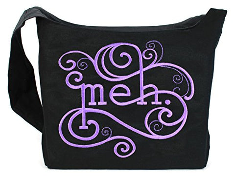 Dancing Participle Meh Embroidered Sling Bag