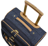 Nicole Miller Paige Collection 24" Expandable Luggage Spinner (Navy)