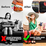 Bago Packing Cubes for Travel Bags - Luggage Organizer 10pcs Set