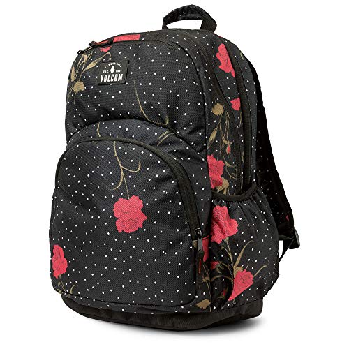 Volcom Junior's Fieldtrip Poly Backpack, black combo, One Size Fits All