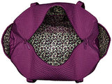 Vera Bradley Iconic Large Travel Duffel, Microfiber, Gloxinia Purple