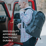 Simple Modern Legacy Backpack with Laptop Compartment Sleeve for Men Women Work School College, Seaside, 25 Liter