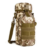 Protector Plus Military Water Bottle Pouch Holder Tactical Kettle Gear Molle Pack Bag (Desert camo)