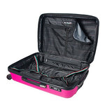 Mia Toro Italy Magari Hardside Spinner Luggage 3Pc Set - Fuschia