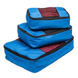 Travelwise Packing Cube System - Durable 3 Piece Weekender Luggage Organizer Set