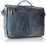 David King & Co. Porthole Briefcase Distressed, Grey, One Size