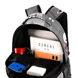 LORVIES Cute Cats Pattern Japanese Style Backpacks School Bookbags Daypack Bag for Men and Women