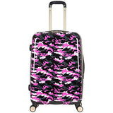 Aimee Kestenberg Women's Sergeant 24" Camo Printed Hardside Expandable 8-Wheel Spinner Checked