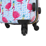 HALINA Bouffants & Broken Hearts Party Flamingos 3 Piece Set Luggage, Multicolor