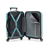 U.S. Traveler Cypress Colorful 3-Piece Hardside Spinner Luggage Set, Mint