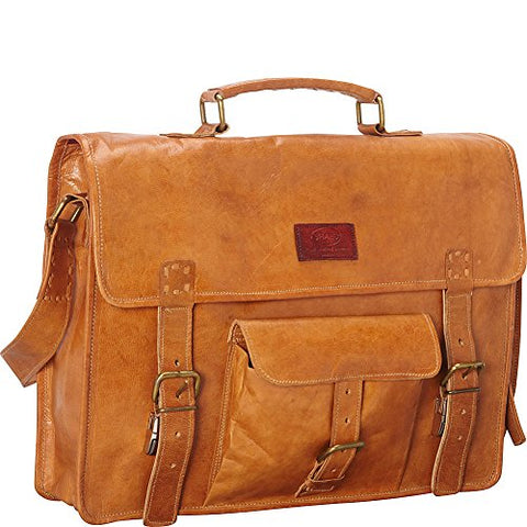 Sharo Leather Bags Women'S Messenger Bag And Brief (Orange-Yellow)
