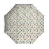 Compact Folding Travel Umbrella Windproof Waterproof,Floral,8 Ribs Finest Windproof Umbrella with