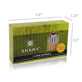 Shany 7 Piece Petite Pro Bamboo Brush Set With Carrying Case, I Love Bamboo
